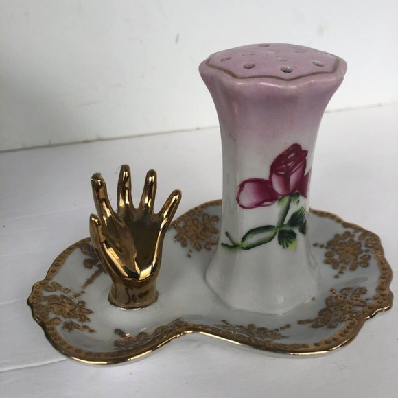 Victorian Hat Pin holder, Ring Tray Antique Victorian Dresser Decor Vanity Decor - Picture 2 of 6